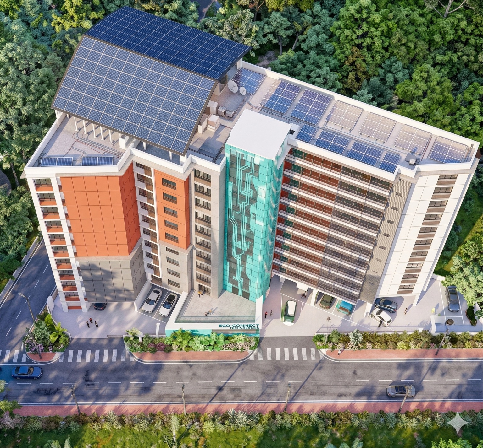 Mvuli Place aerial poster